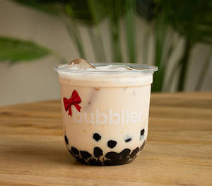 Classic Milk Tea With Tapioca + Pudding