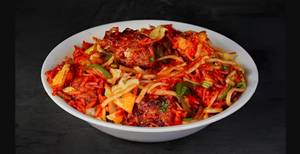 Chicken triple noodles