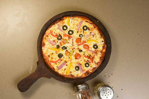 Cafe Style Veg Pizza 8"