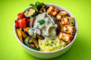 Continental Paneer Mashed Potato Bowl