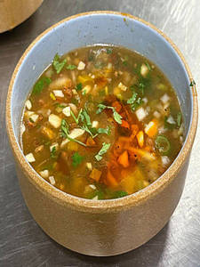 Burnt Garlic Soup