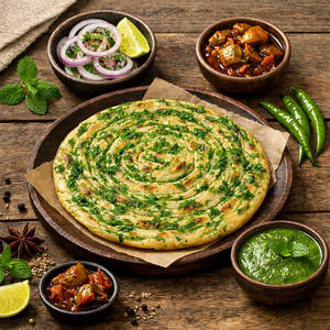 Pudhina Lachha Paratha