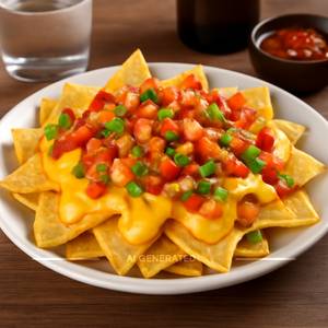 Cheesy veg nachos