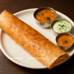 Ghee Roast Paper Onion Dosa