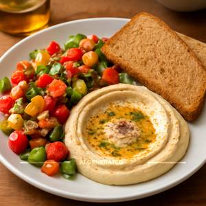 Fit Hummus Salad