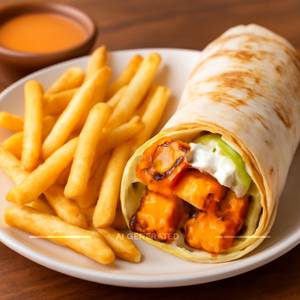 Fries Paneer Shawarma