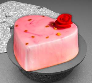 Strawberry Heart Cake | 400G