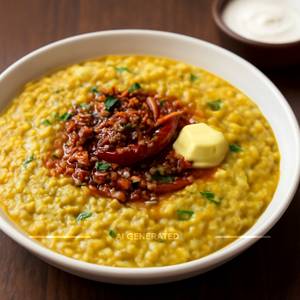 Butter Dal Khichdi Tadka