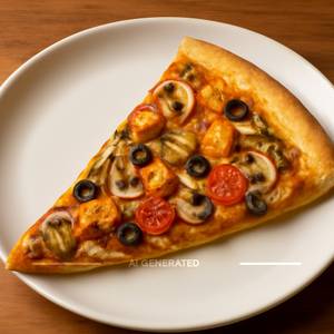 Indian Style Pizza Personal Giant Slice (22.5 Cm)