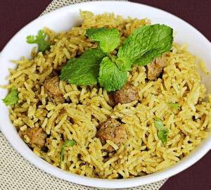 Soya Biryani (Basmati Rice)