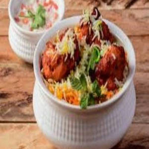Chicken Fry Biryani(5 Pcs)