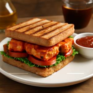 Peri Peri Paneer Sandwich