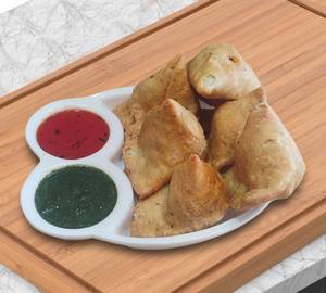 6 Pcs Samosa + chatni