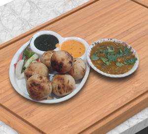 6 Pcs Special Litti + chokha