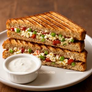 Cottage Cheese Grilled Sandwich
