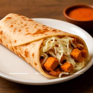 Double Cheese Paneer Shawarma