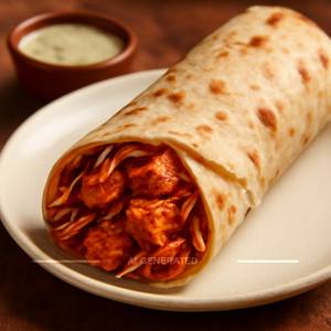 Rumali Hot And Spicy Paneer Shawarma