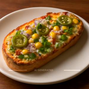 Masala garlic bread