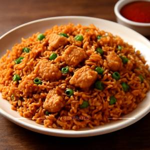 Chilli Garlic Chicken Rice