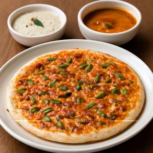 Chilli Onion Uttapam