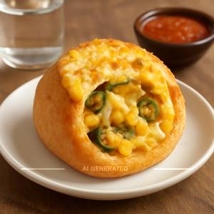 Cheese Corn Jalapeno Pizza Roll