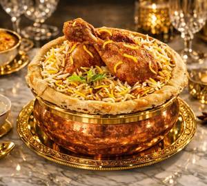 Kolkata Special Chicken Dum Biryani with Aloo