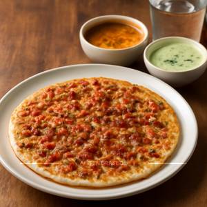 Tomato Chilli Onion Uttapam