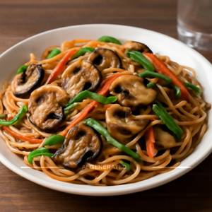 Veg Mashroom Noodles