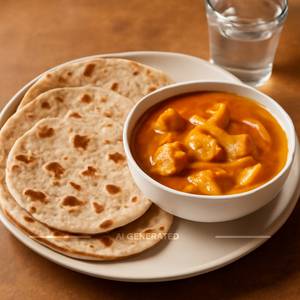 Paneer Butter Masala Roti Meal