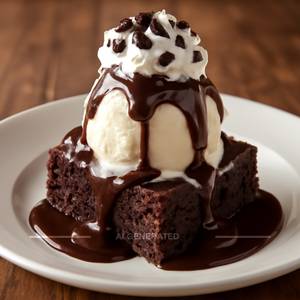 Hot Brownie Sundae
