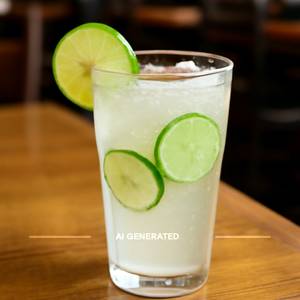 Fresh lime soda