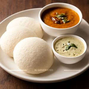Idli Chutney Sambar [3 pcs]