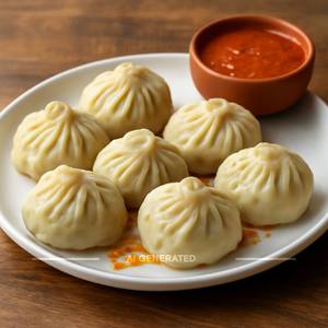 Veg Steam Momos [6Pcs]