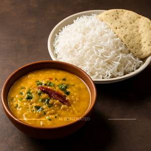 Dal Tadka-rice Combo