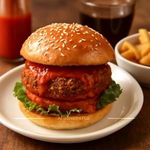 Exotic Spicy Veggie Burger
