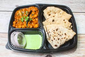 Masala Chole 250ml with 2 butter Tawa Roti