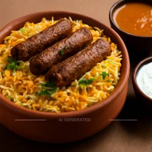 Mutton Seekh Biryani