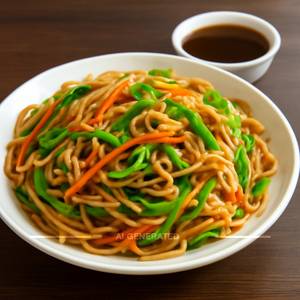 Veg hakka noodles