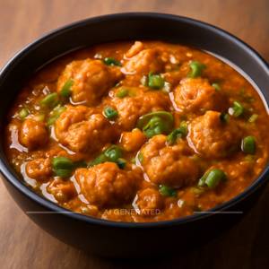 Kadhai Chicken Gravy(boneless)