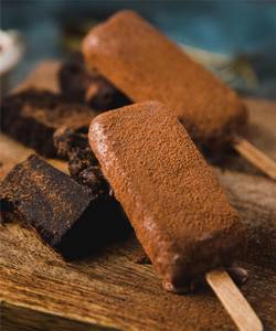Double Chocolate Brownie Popsicle
