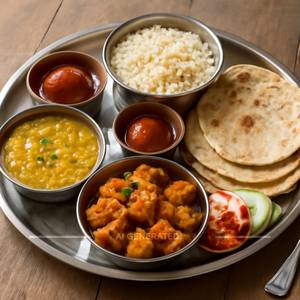 Aloo Gobi Masala Thali