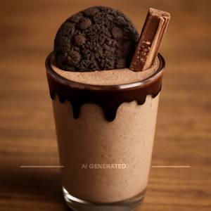 Chocolate Cookie Kit-kat Shake
