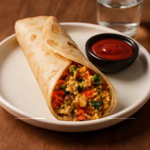 Paneer Bhurji Wrap