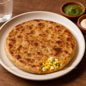 Paneer Corn Paratha