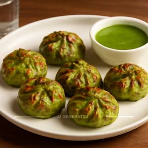 Chicken Hariyali Tandoori Momos