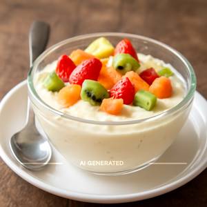 Sitafal Cream With Seasonal Fruits