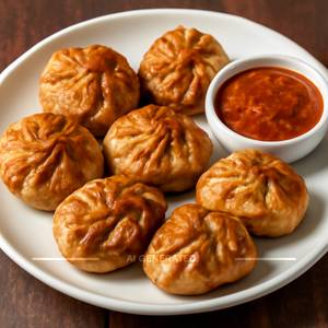 Chicken Pan Fried Momos