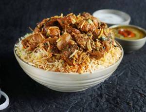 Mini Mushroom Biryani