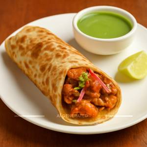 Chicken Garlic Tikka Roll