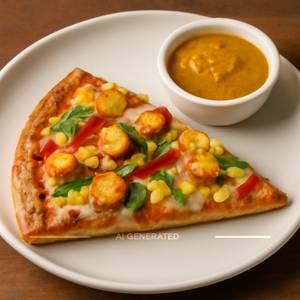 Tandoori Special Pizza Personal Giant Slice (22.5 Cm)